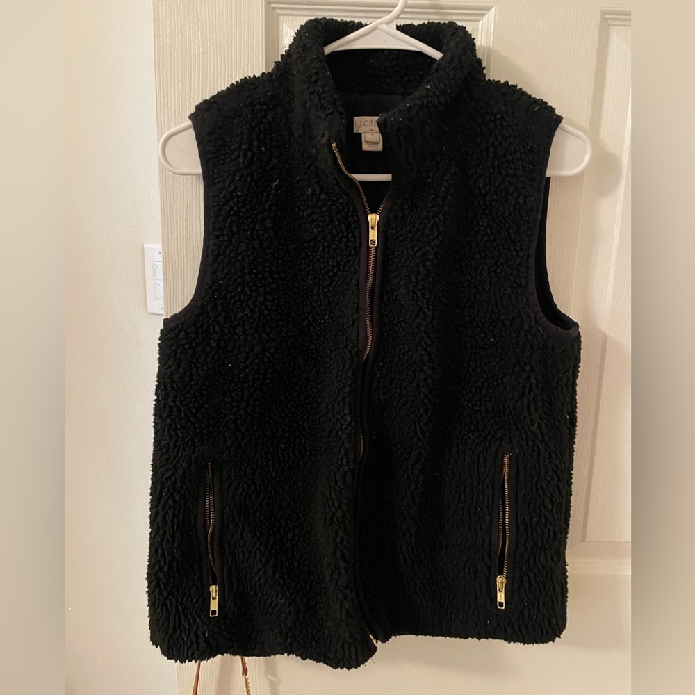JCrew black vest